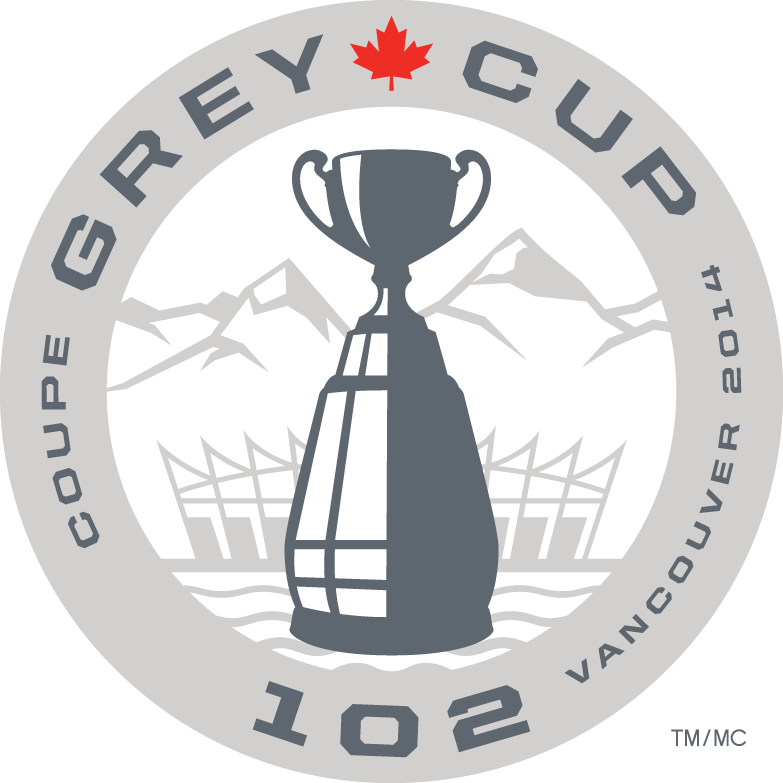 grey cup 2014 primary logo t shirt iron on transfers